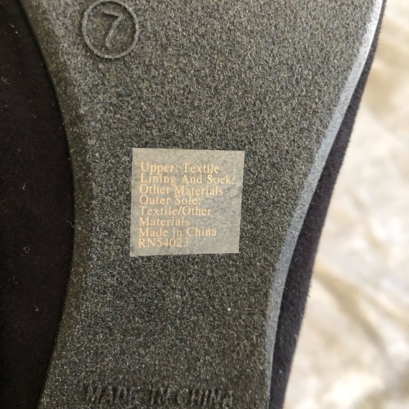 Gap women’s black and cheetah print point toe flats size 7 - Picture 8 of 8